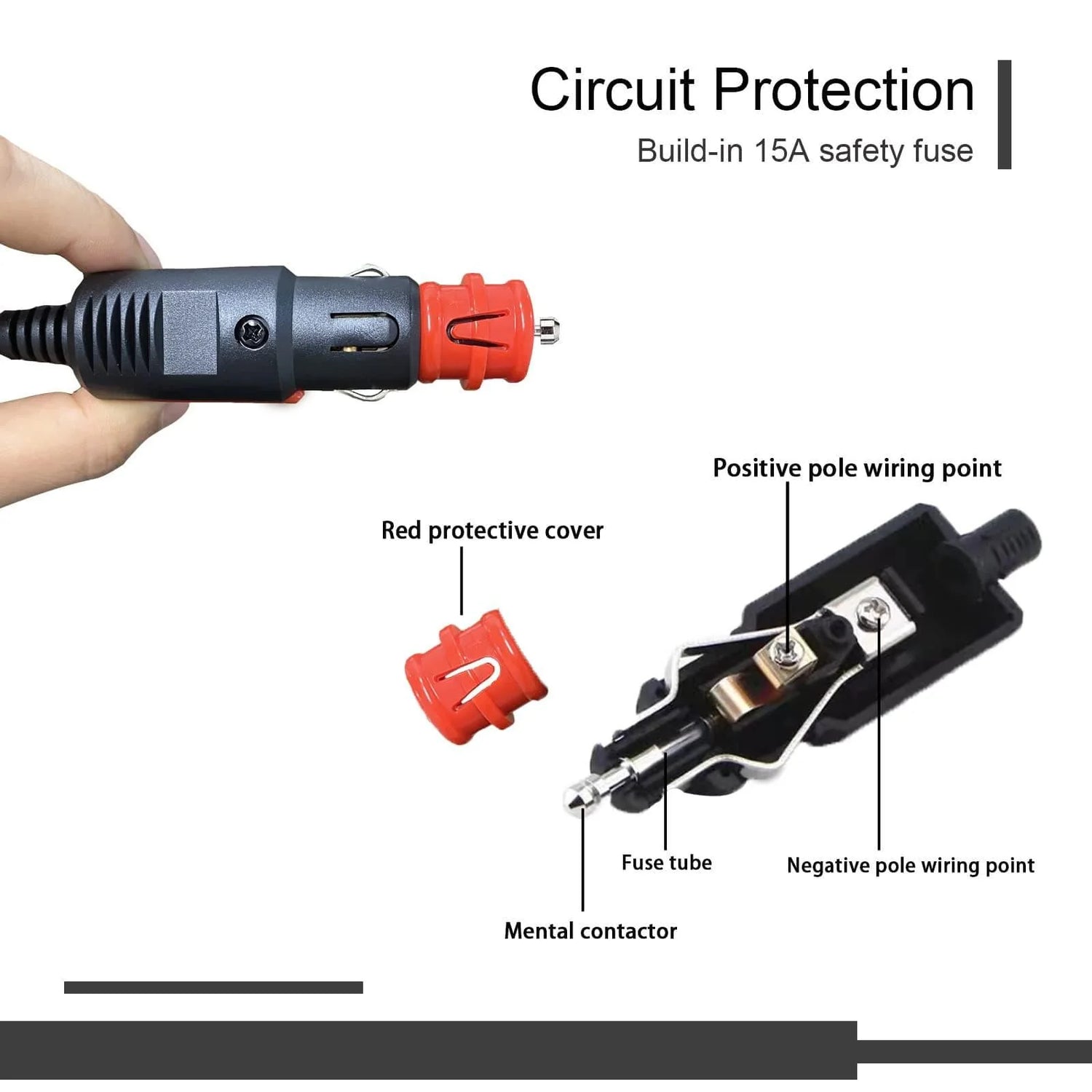 Power Cable pour Tesla Fridge DC 12V